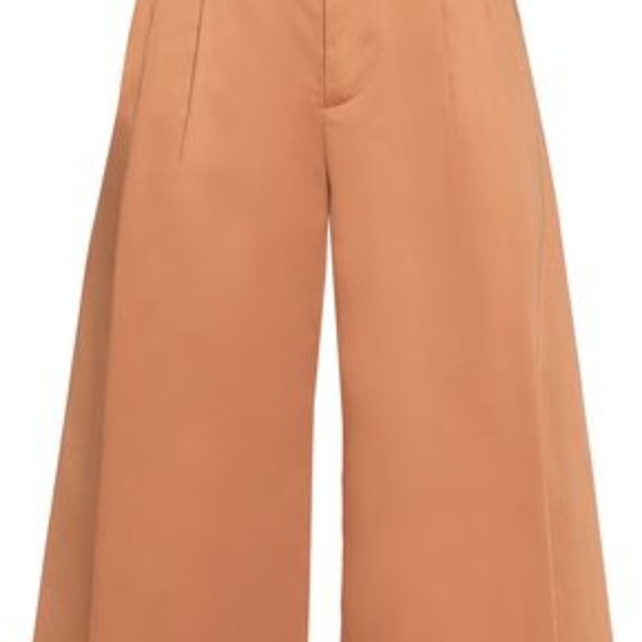 ALICE + OLIVIA Pleated Culotte Pants Camel 2/4 - Picture 3 of 3